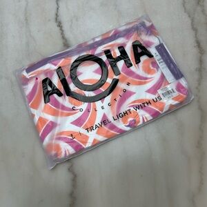 NWT ALOHA Collection • Hawaiian Air Vintage Swirl Mid 1970s Pouch